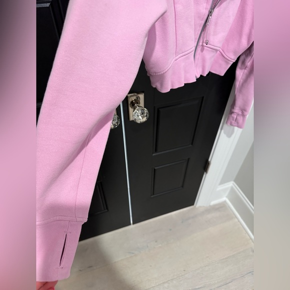 Lululemon X Peloton Scuba Crop Hoodie Full Zip - Picture 5 of 6